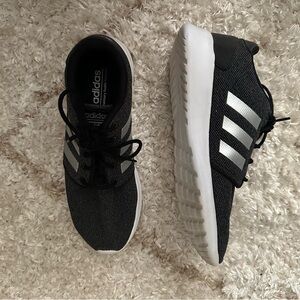 adidas Black and White Athletic Shoes